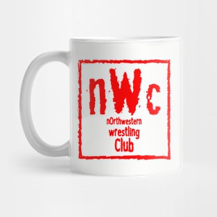 NWC NWC Northwestern Wrestling Club RED SQUARE Mug